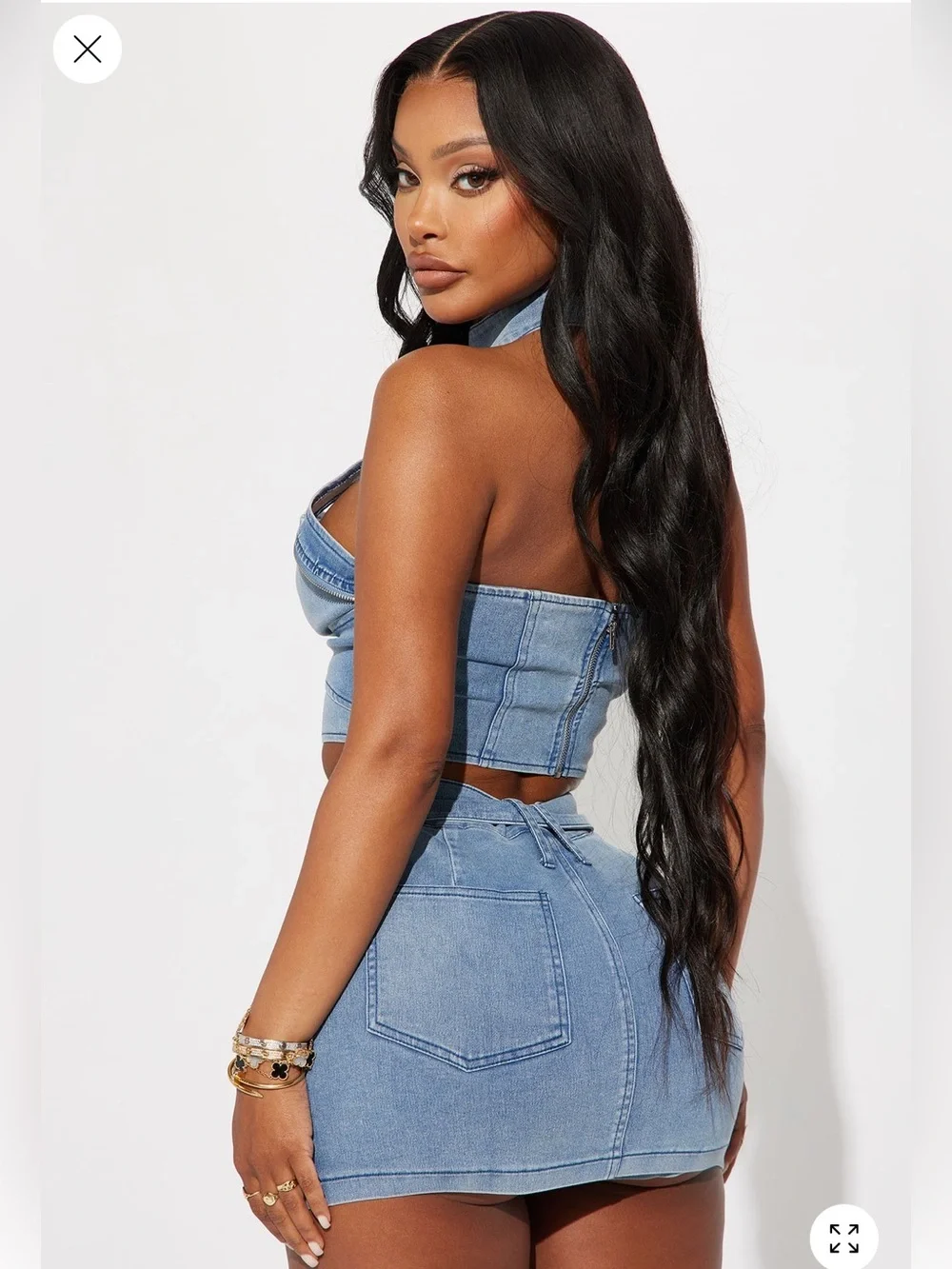 Fashion Nova Denim Set - Picture 4 of 4